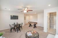 Upstairs 3rd floor bonus room (model home)