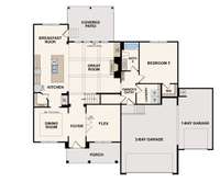 This home's first floor structural layout