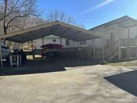 Two car carport side porch