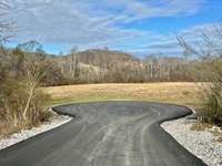 New paved street with cul-de-sac