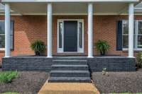 Front porch and entrance of home