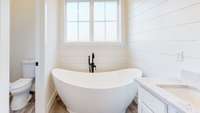 This is primary bath in another one of Labella Builders Homes.