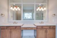 master bath double vanity