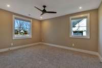 Bedroom 2 off the living area. Nice walk in closet.