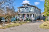 This large driveway is property of this home with the option for additional parking in the detached garage!