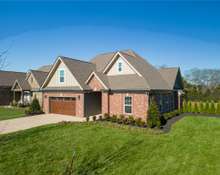 Gorgeous, lush landscaping with sod