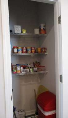 pantry in kitchen