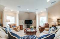 Bonus room with lots of windows with lots of natural light.