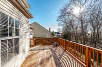 Seller's will provide a credit to have deck painted since weather would not permit.
