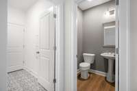 Powder room and Laundry