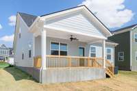 Back covered porch