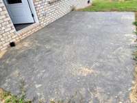 slate concrete patio