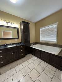 Master Bath Suite with Jacuzzi Tub