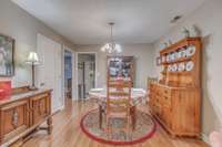 Dining area off kitchen