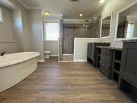 Separate Tub, Shower, Double Vanities