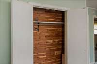 Cedar Lined Closet in the MaIn House