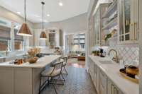 Your Wow Kitchen! An Abundance of Cabinetry plus Built-Ins all light filled and Open to the Great Room