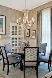 Dining Room w Builtin china cabinet