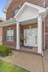 Beautiful entry into 910 Indian Ridge Circle.