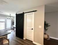 custom barn door over pantry