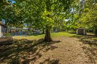 Fully Fenced with high quality fencing. Lot extends to far back fence beyond this photo.