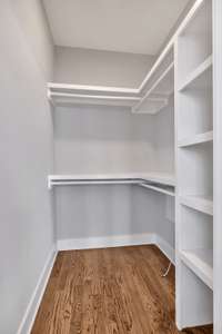 walk in closet in 2nd bedroom suite