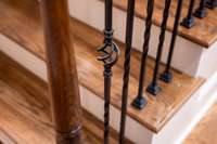 Detail of iron spindles