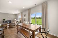 Photos of our Aspen model home shown - lots of natural light from windows. Blinds included!