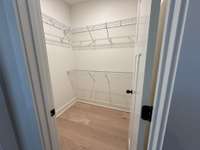 2nd walk in closet in primary suite