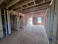 View from kitchen looking into the living room