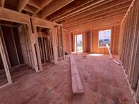 Living room looking toward front of home