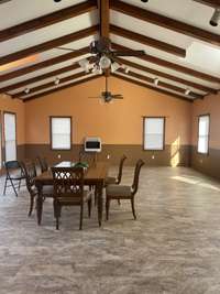 Great room with wet bar. This room would make an awesome game room or den!