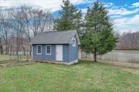 So many uses for this shed...playhouse, storage, craft room, etc.