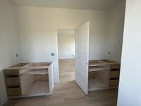 Primary bathroom with double vanities