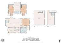 Floor plan for both levels