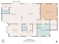 Main level floor plan