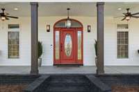 Inviting entrance to this immaculate home