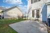 Patio area is perfect for backyard sitting on a nice day.