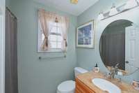 Renovated hallway bathroom