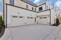 3 Car Garage with Separate Entry Doors