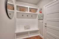 Mud Room With Barn Door