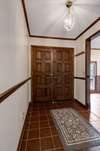 Tiled foyer