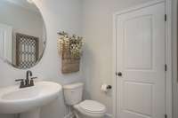 Powder room or full bath on first floor