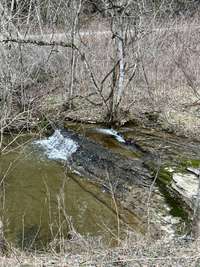 Free Flowing Creek with Waterfall