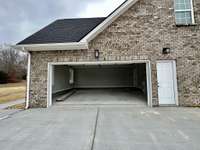 2 car garage w/insulated garage door.