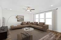 Virtually Staged - Living room