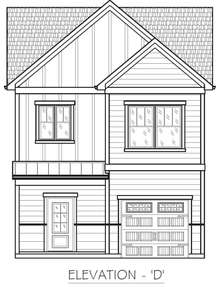 This home will be on the far left end. The Hardie Board Exterior will have a Navajo Beige Body with Cobblestone Trim & Front Door.