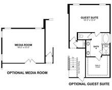 OPTIONAL UPGRADES - MEDIA ROOM & OPTIONAL GUEST SUITE