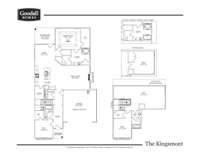 The Kingsmont is a wonderful plan with an open floorplan. The Living room, kitchen and dining room are open to each other. There are two bedrooms downstairs and two upstairs.