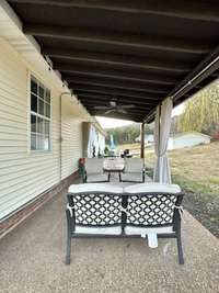 Back patio covered area